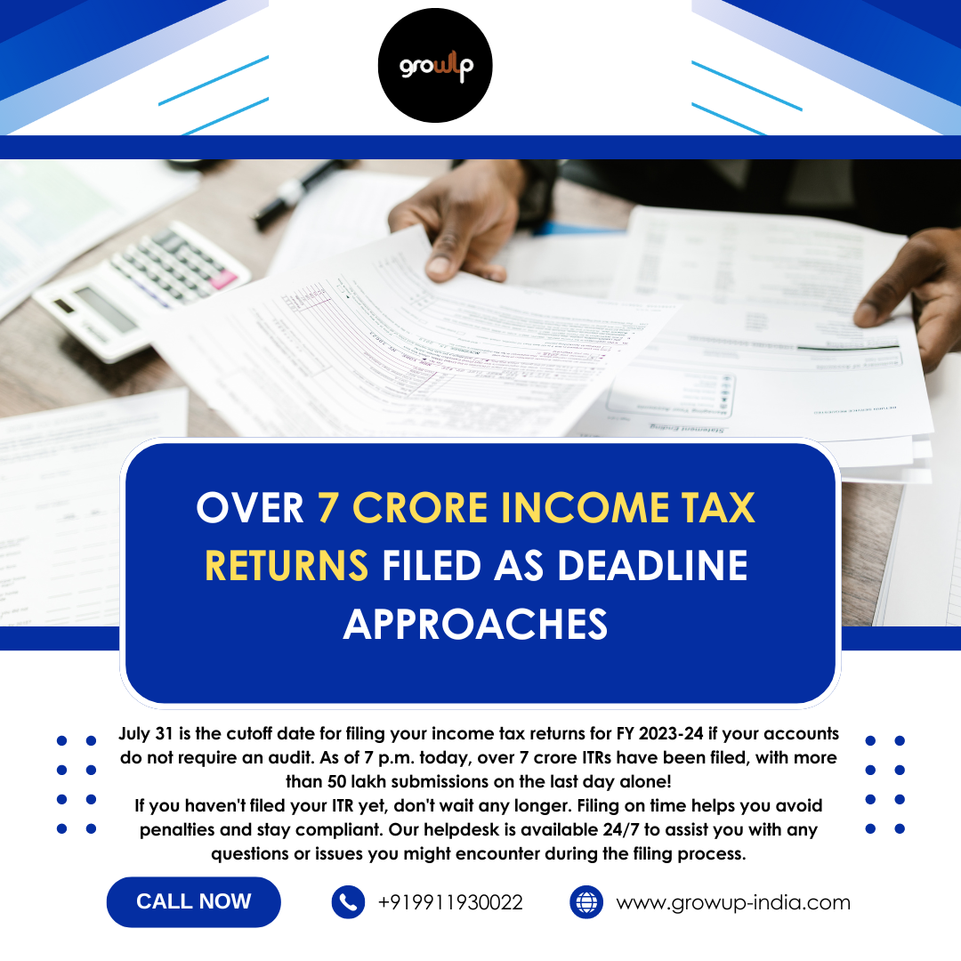 Read more about the article As the deadline approaches, over 7 million income tax returns have been filed.