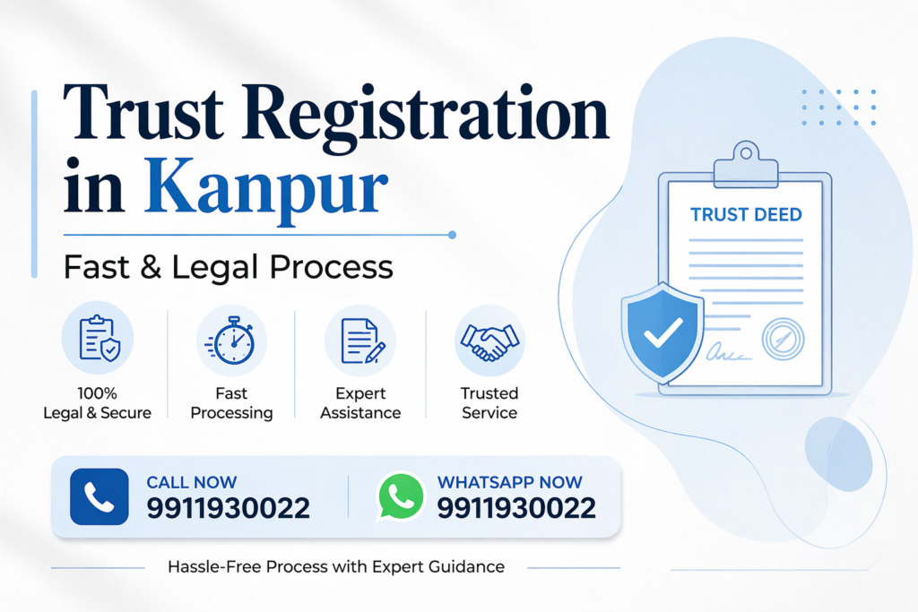Trust Registration Consultant in Kanpur | Fast & Legal Process
