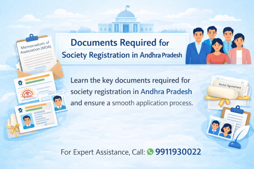 Documents Required for Society Registration in Andhra Pradesh