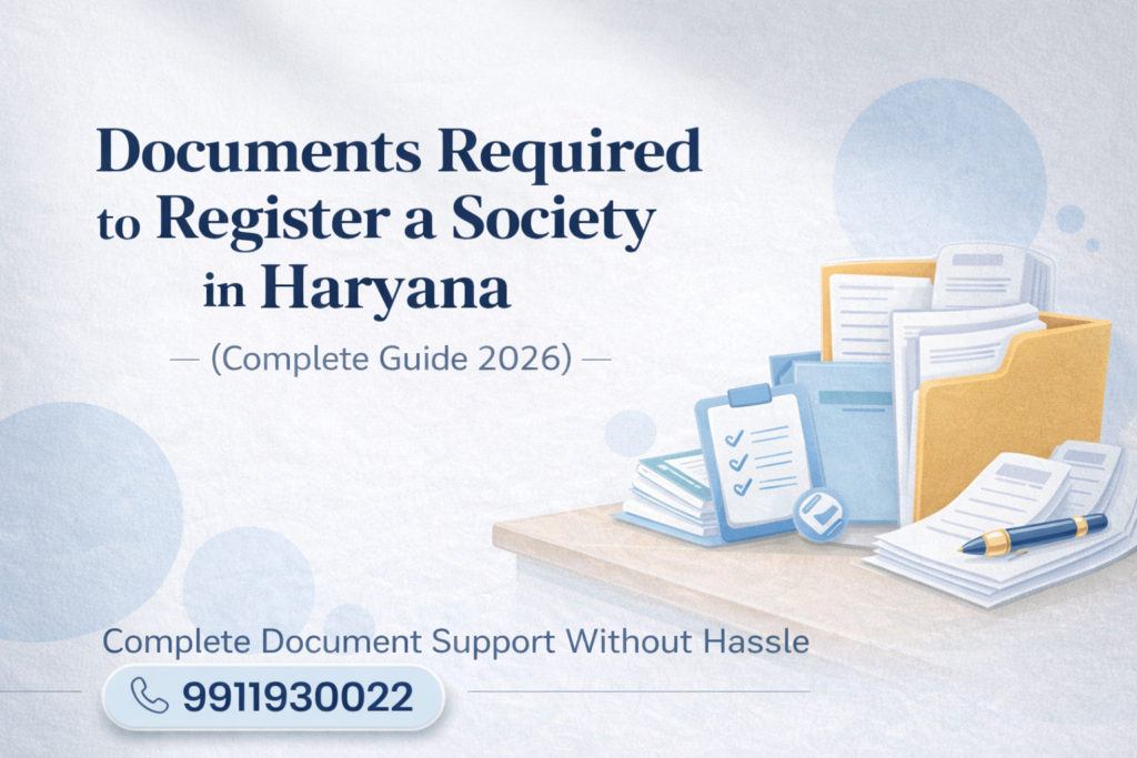 Documents Required to Register a Society in Haryana
