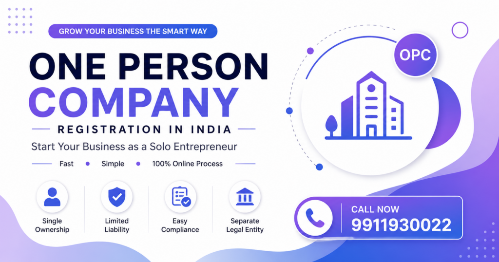 How to Register One Person Company in India (2026)