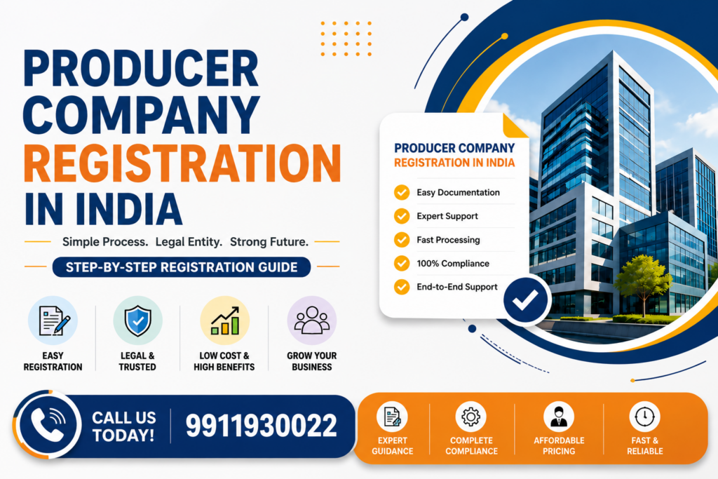 Producer Company Registration in India (2026 Guide)