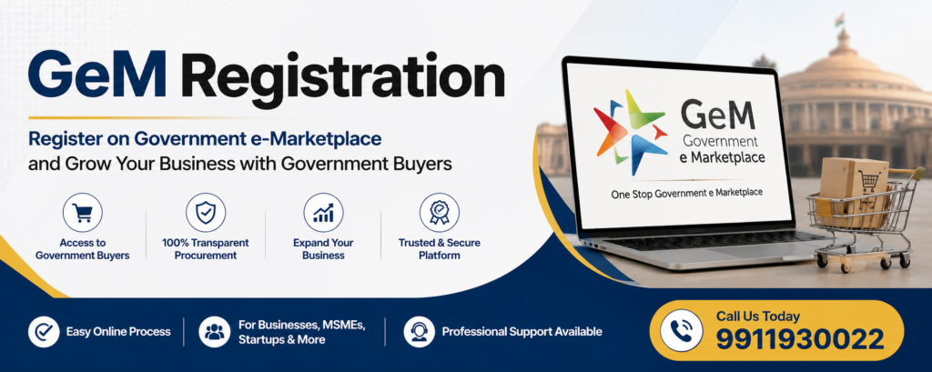 GeM Registration in India