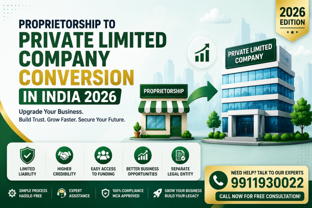 Proprietorship to Private Limited Company Conversion