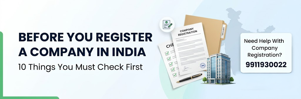 10 things to check before register a company