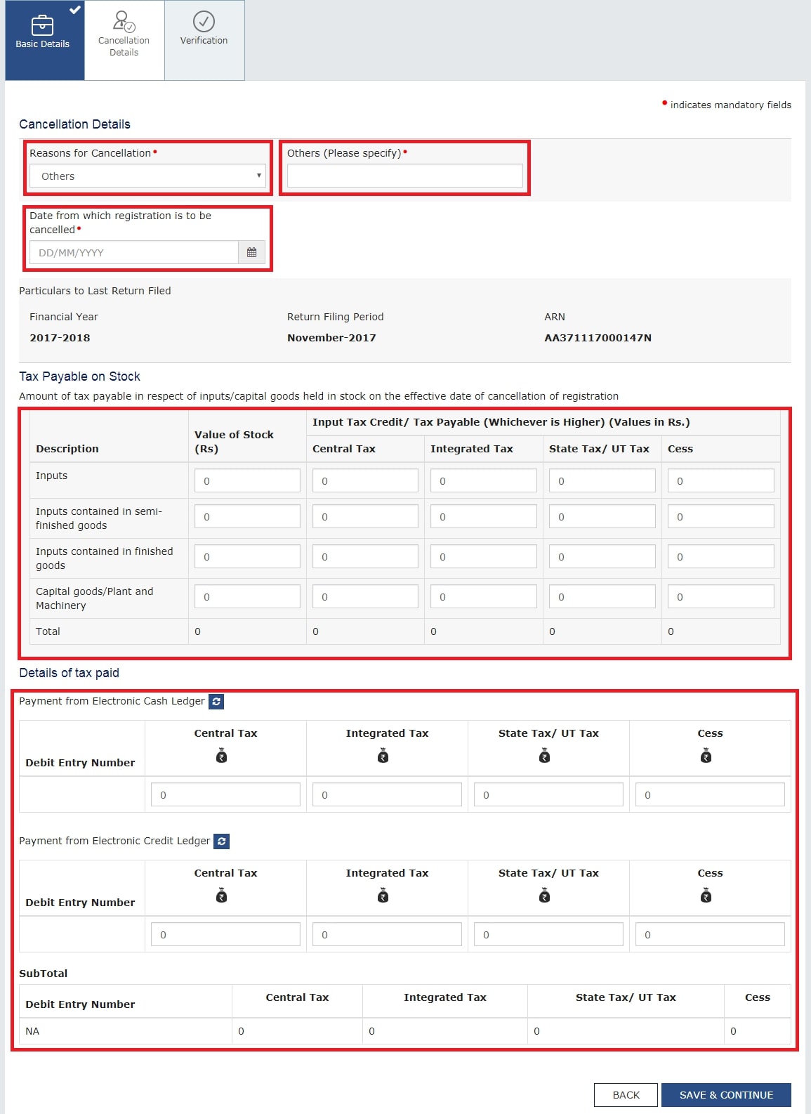 GST Registration Cancellation