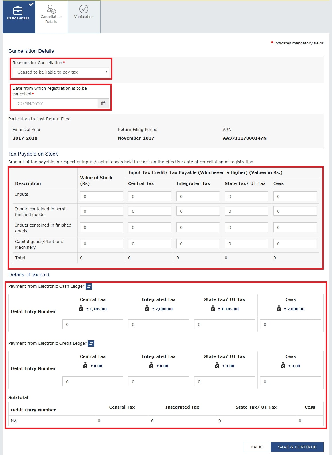 GST Registration Cancellation